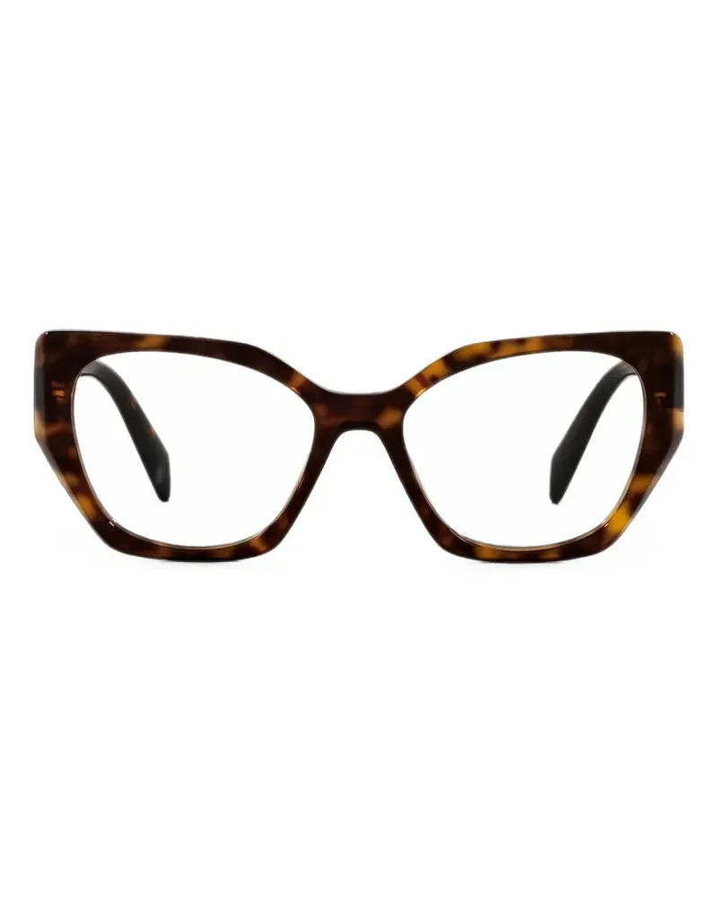 Prada tortoiseshell-effect cat-eye frame glasses - Braun Braun