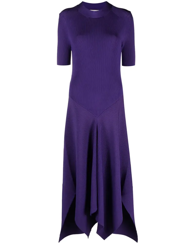 Stella McCartney Asymmetrisches Strickkleid - Violett Violett
