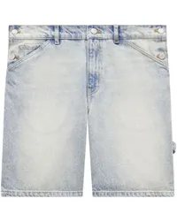 Courrèges Gerade Sailor Jeans-Shorts Blau