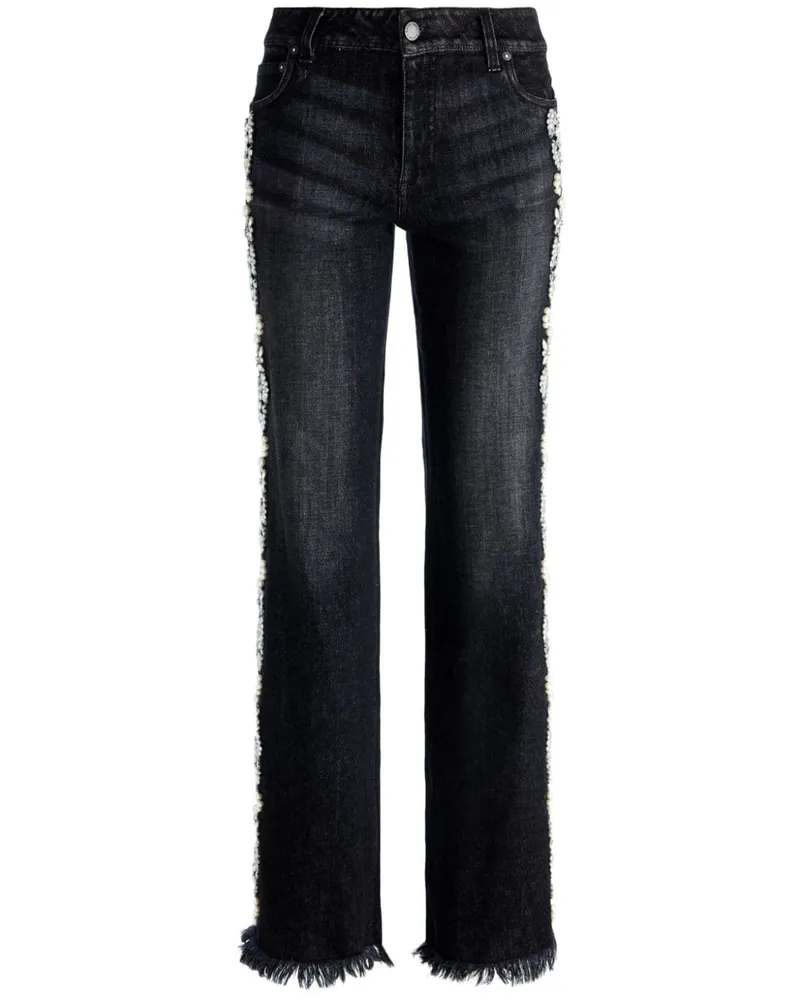 Alice + Olivia Roxie Jeans - Schwarz Schwarz
