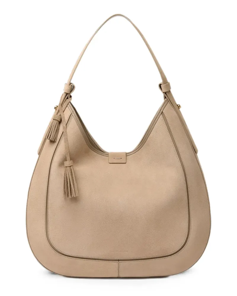 Fabiana Filippi Schultertasche mit Quaste - Nude Nude