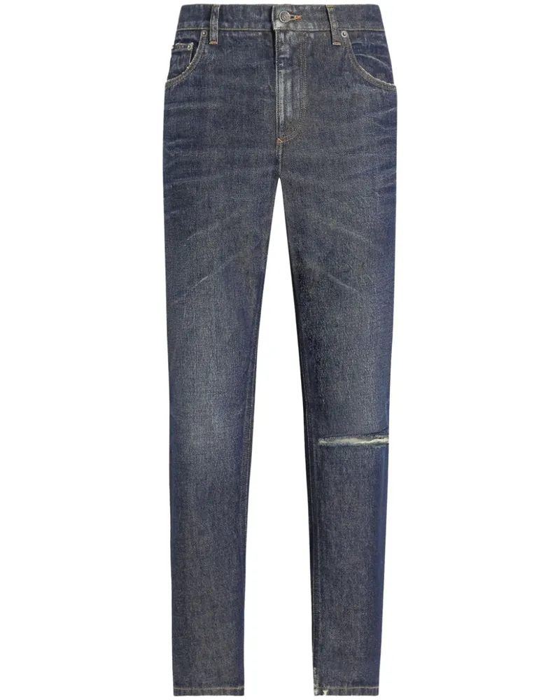 Dolce & Gabbana Jeans mit geradem Bein - Blau Blau