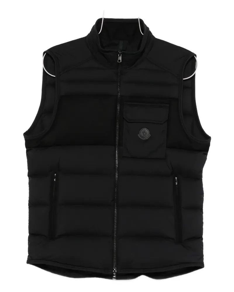 Moncler Estagnous down gilet - Schwarz Schwarz