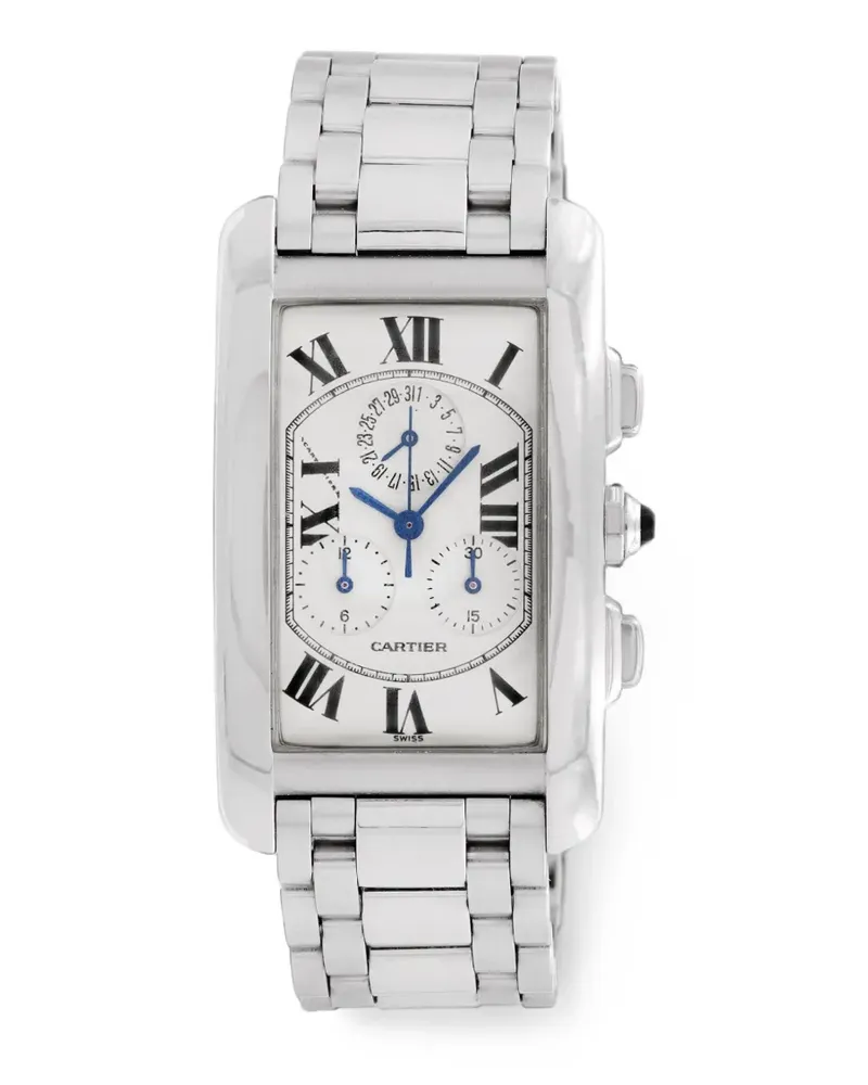 Cartier Tank Américaine Armbanduhr 36mm - Weiß Weiß