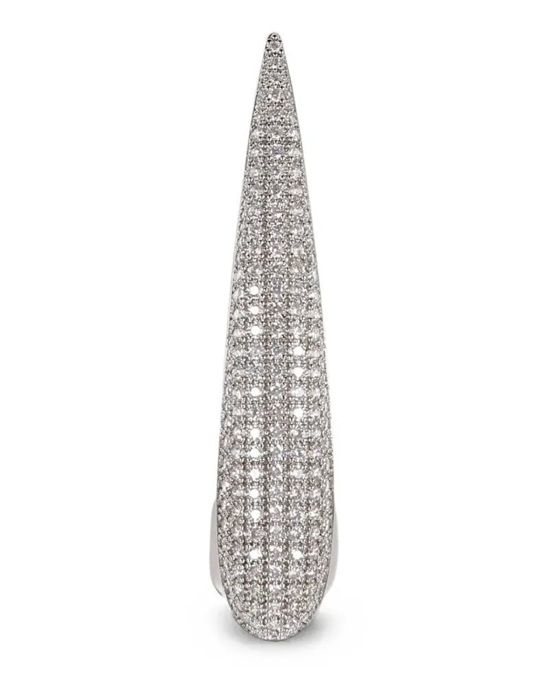 Hugo Kreit crystal-embellished Nail ring - Silber Silber
