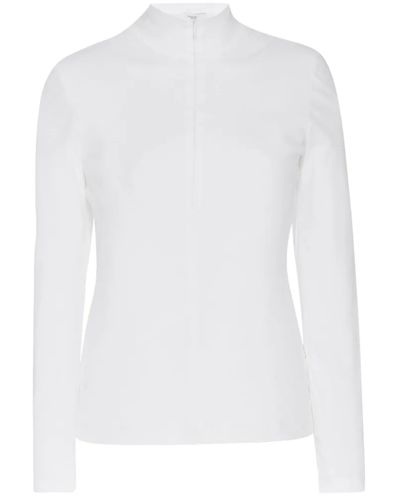 Rosetta Getty Cardigan mit Reißverschluss - Weiß Weiß