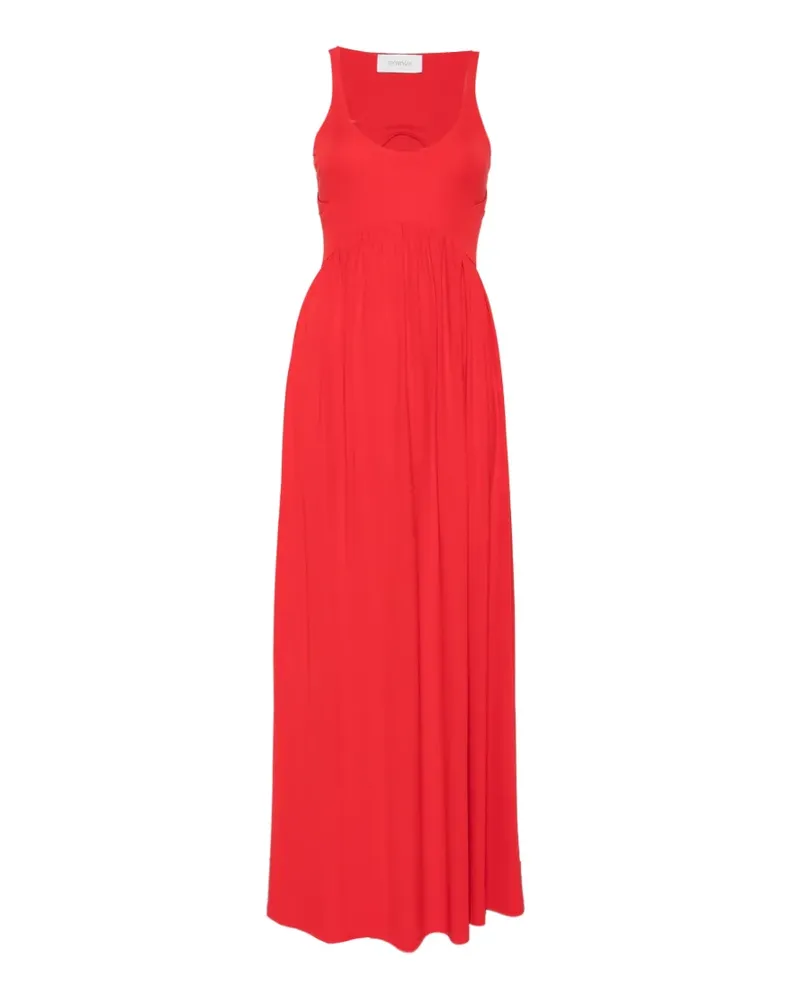 SPORTMAX Panino scoop-neck maxi dress - Rot Rot