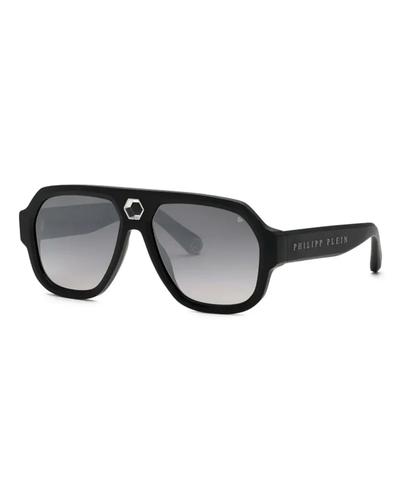 Philipp Plein Getönte Pilotenbrille - Schwarz Schwarz