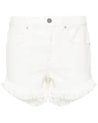 AllSaints Ausgefranste Astrid Jeans-Shorts Weiß