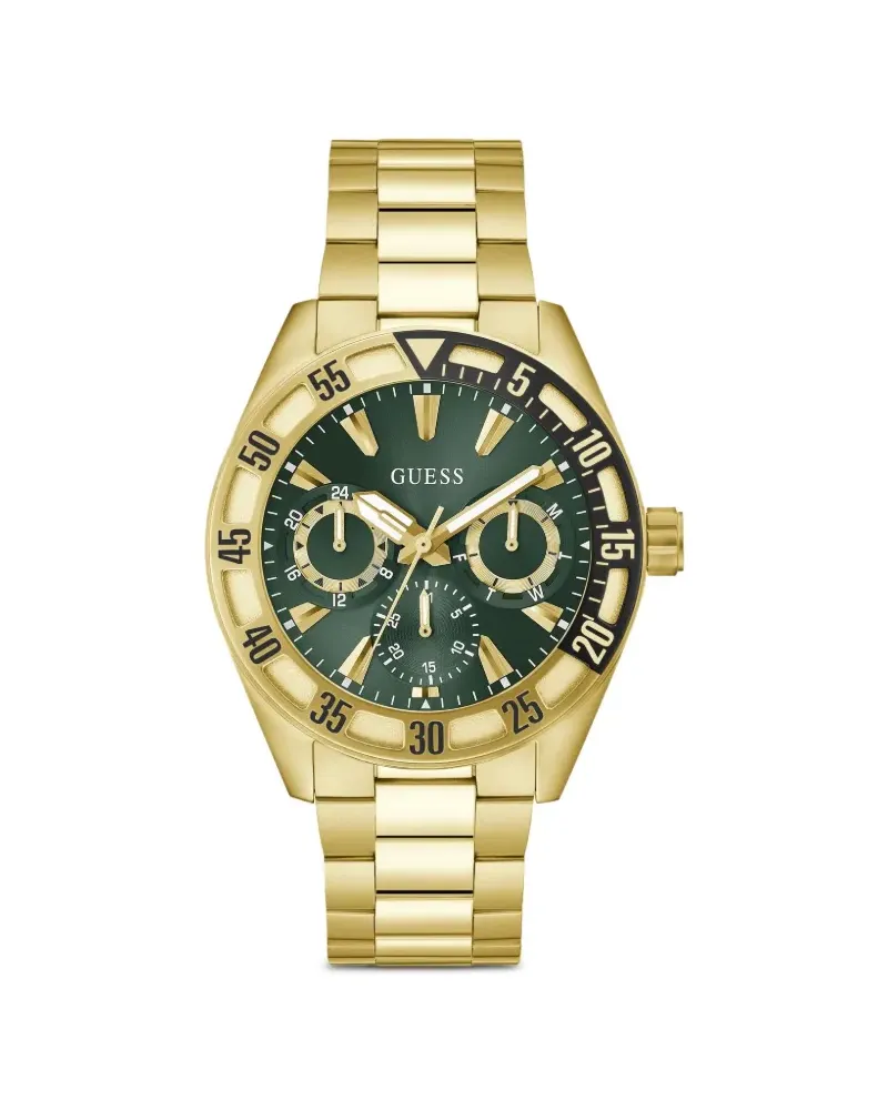 Guess Armbanduhr aus Edelstahl 44mm - Grün Grün