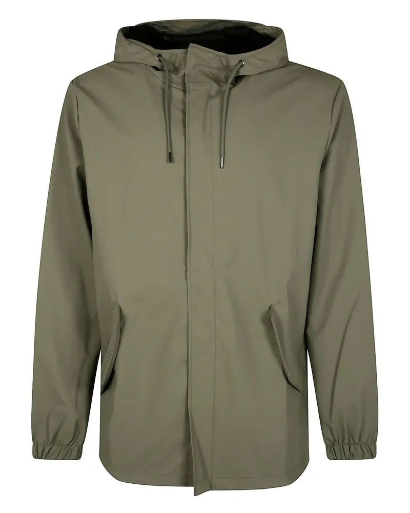 RAINS Fishtail Jacke - Grün Grün