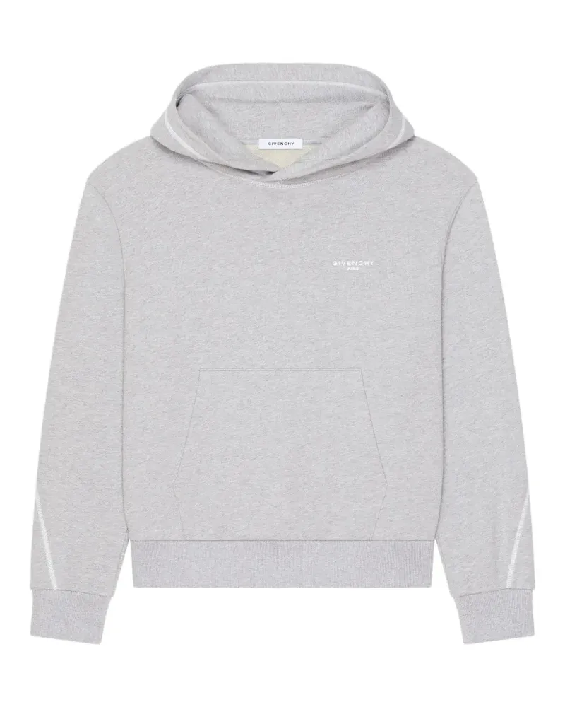 Givenchy Hoodie mit Logo-Stickerei - Grau Grau