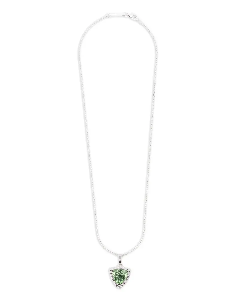 DARKAI Trillion Tourmaline necklace - Silber Silber