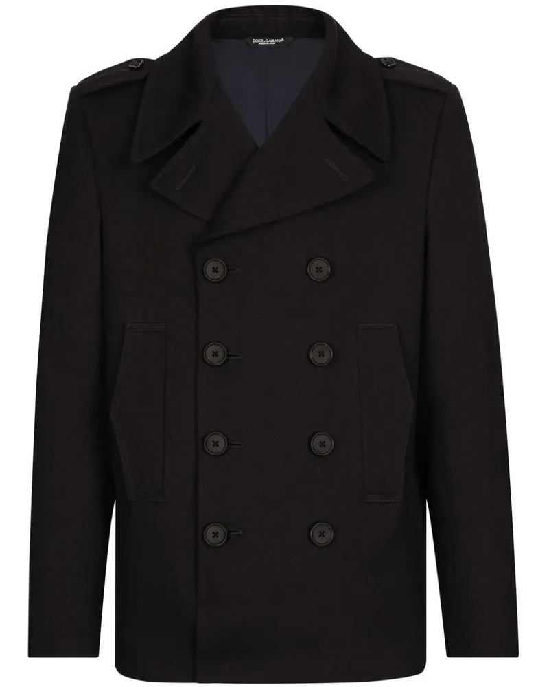 Dolce & Gabbana Doppelreihiges Sakko - Schwarz Schwarz