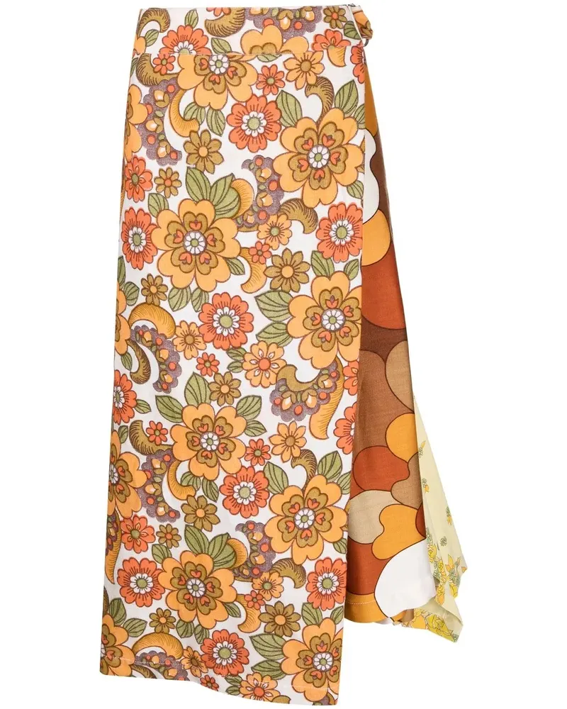 Colville Asymmetrischer Rock - Orange Orange
