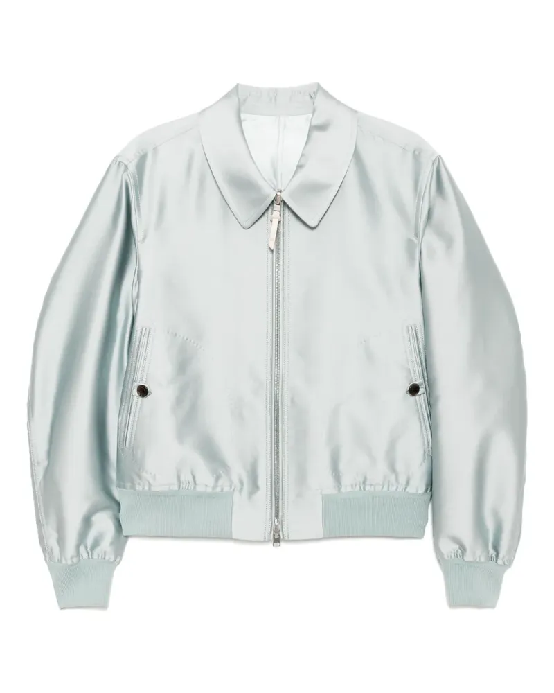 Tom Ford Bomberjacke mit Reißverschluss - Blau Blau