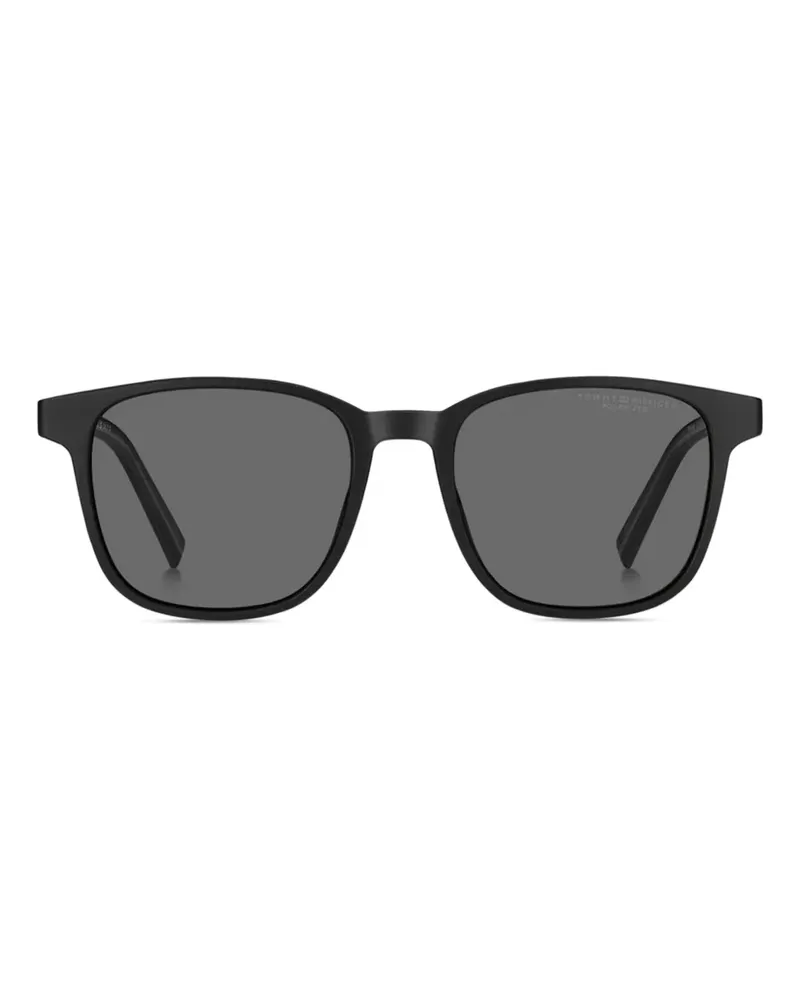 Tommy Hilfiger Sonnenbrille mit eckigem Gestell - Schwarz Schwarz