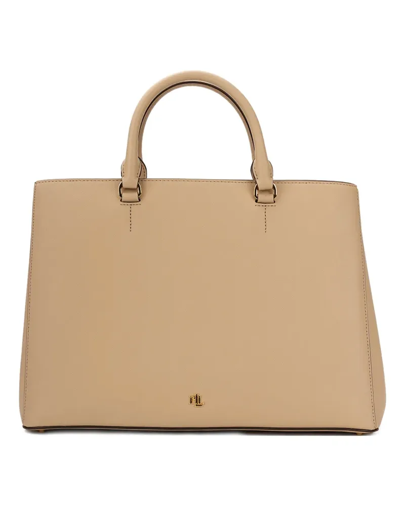 Ralph Lauren Handtasche mit Logo-Schild - Nude Nude