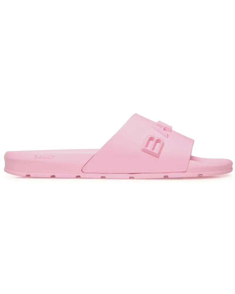 Bally Pantoletten mit Logo-Prägung - Rosa Rosa