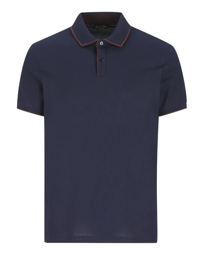 Loro Piana collared polo shirt - Blau Blau