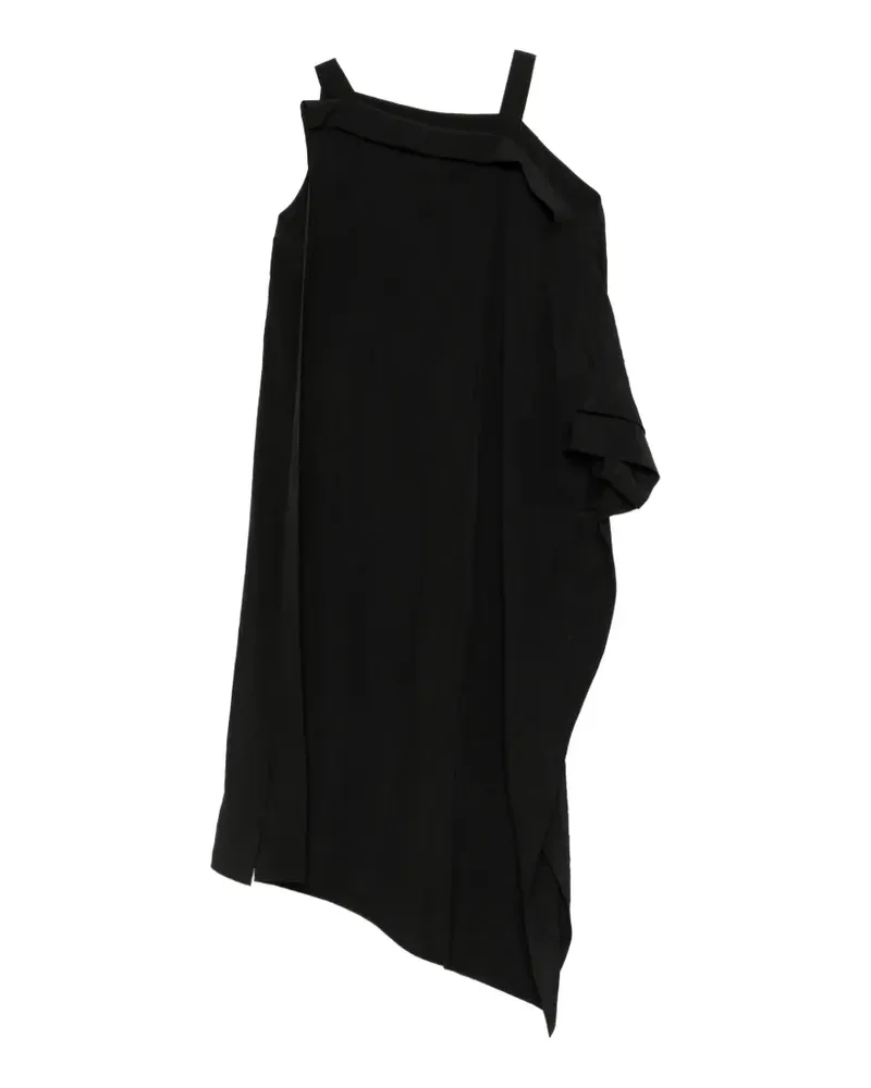 christian wijnants Denin asymmetric dress - Schwarz Schwarz