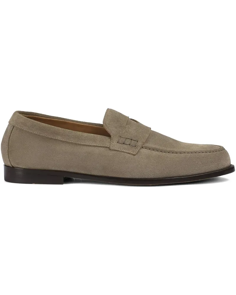 Doucal´s Loafer aus Wildleder - Nude Nude