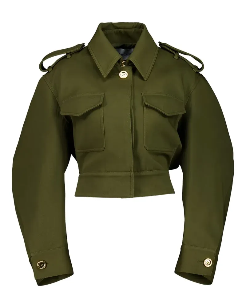 Givenchy Jacke im Military-Look - Grün Grün