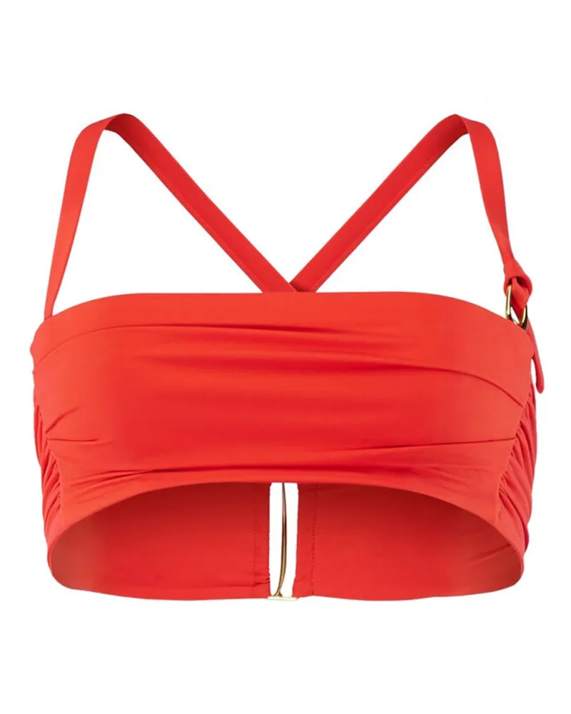 Jacquemus Klassisches Bandeau-Bikinioberteil - Orange Orange