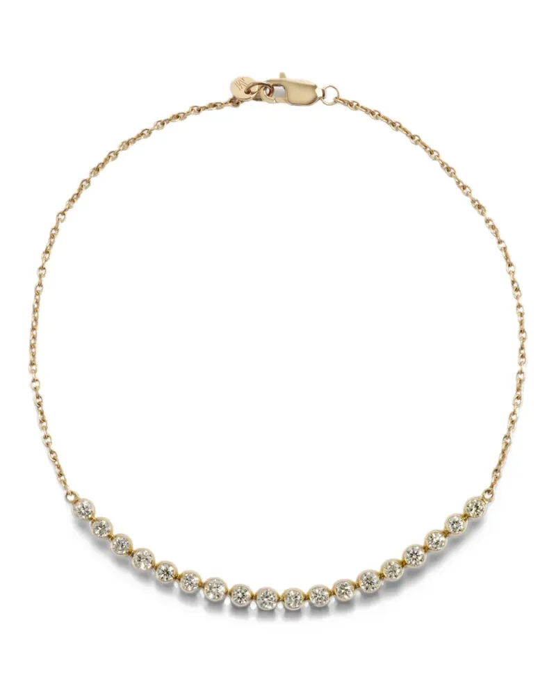 Monica Vinader diamond half-tennis bracelet - Gold Gold