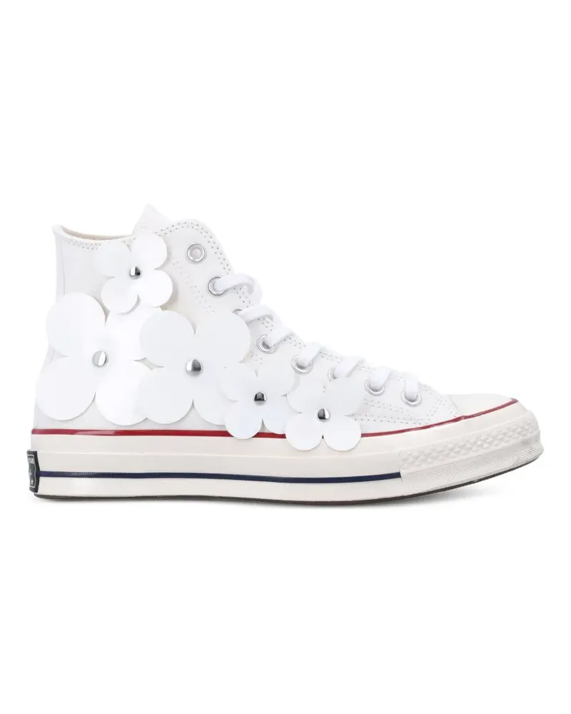 Converse Chuck 70 flower-applique sneakers - Weiß Weiß