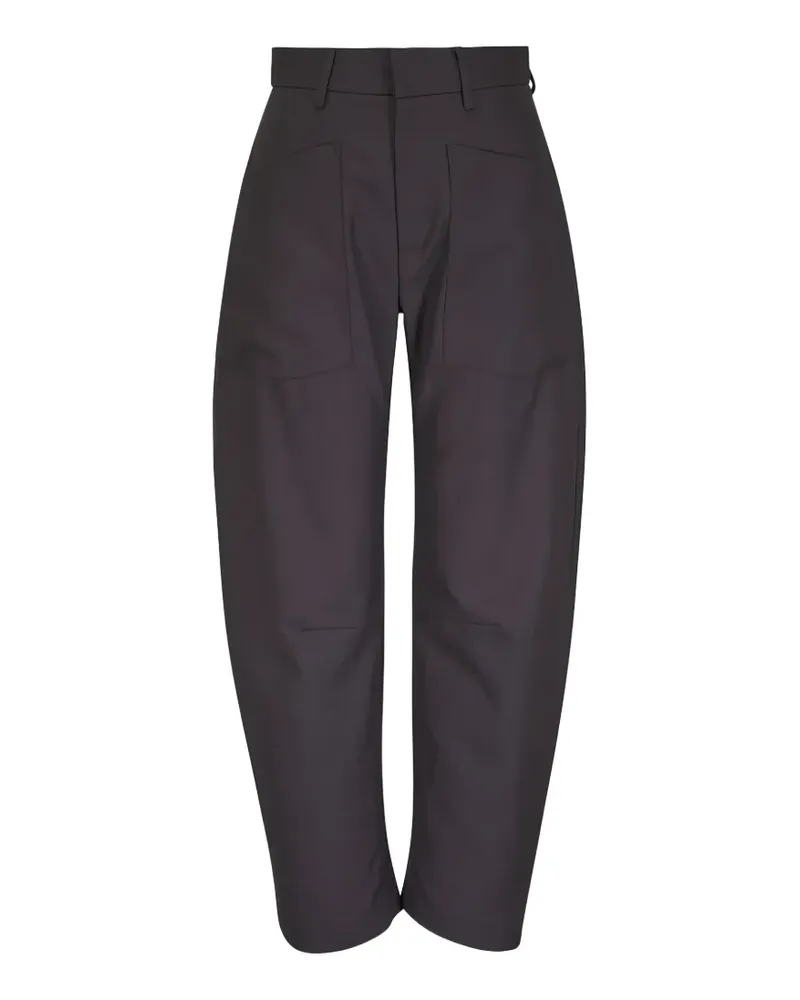 Nili Lotan Shon high-waisted trousers - Grau Grau