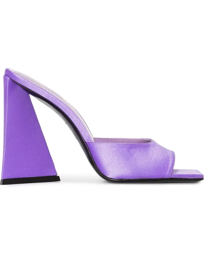 ATTICO Devon Mules mit Satins 115mm - Nude Nude