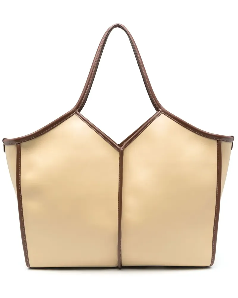 HEREU Mittelgroße Calella Schultertasche - Nude Nude