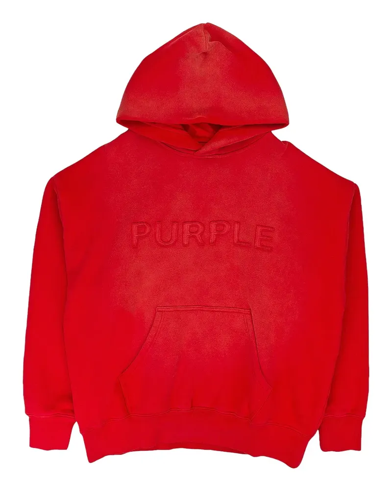 PURPLE BRAND Klassischer Hoodie - Rot Rot