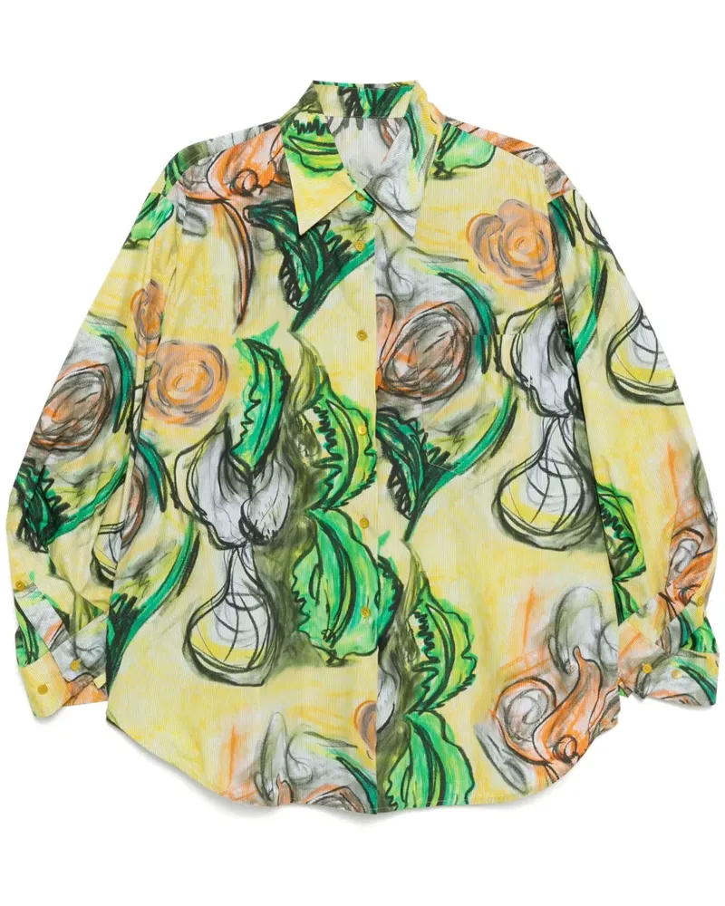 JNBY Hemd mit grafischem Print - Gelb Gelb
