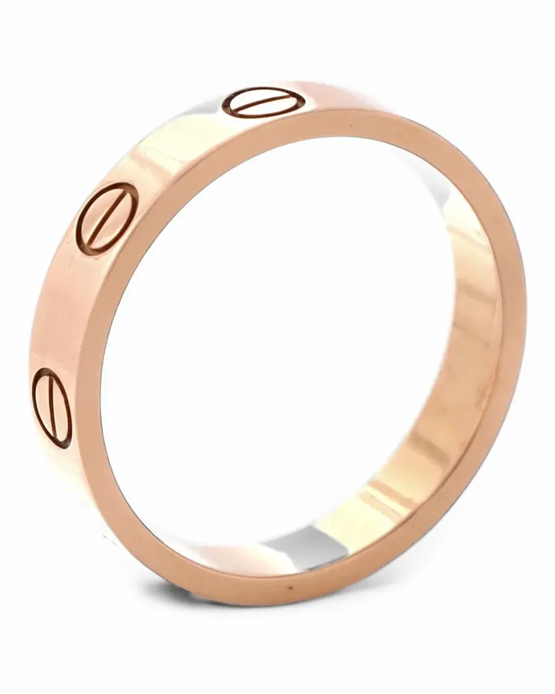 Cartier Love Wedding Band 18K Rose Gold ring - Rosa Rosa
