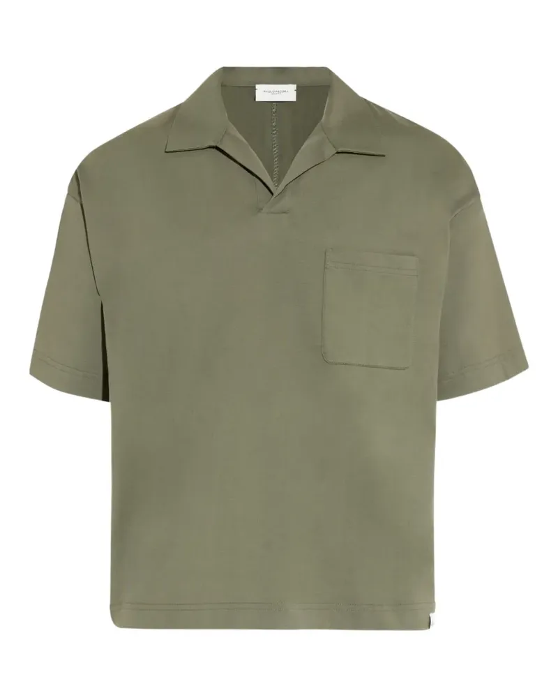 Paolo Pecora Milano patch-pocket polo shirt - Grün Grün