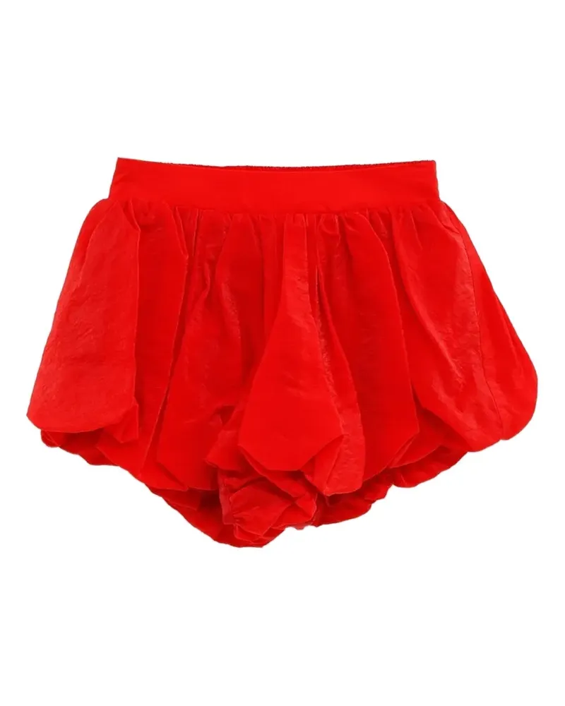 FRANKIE Shop Shorts mit Falten - Rot Rot