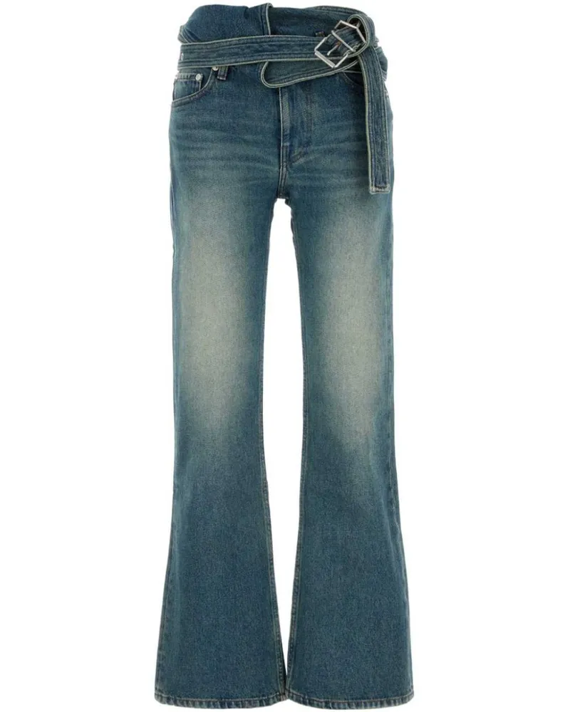 Y/PROJECT Jeans mit Wickelgürtel - Blau Blau