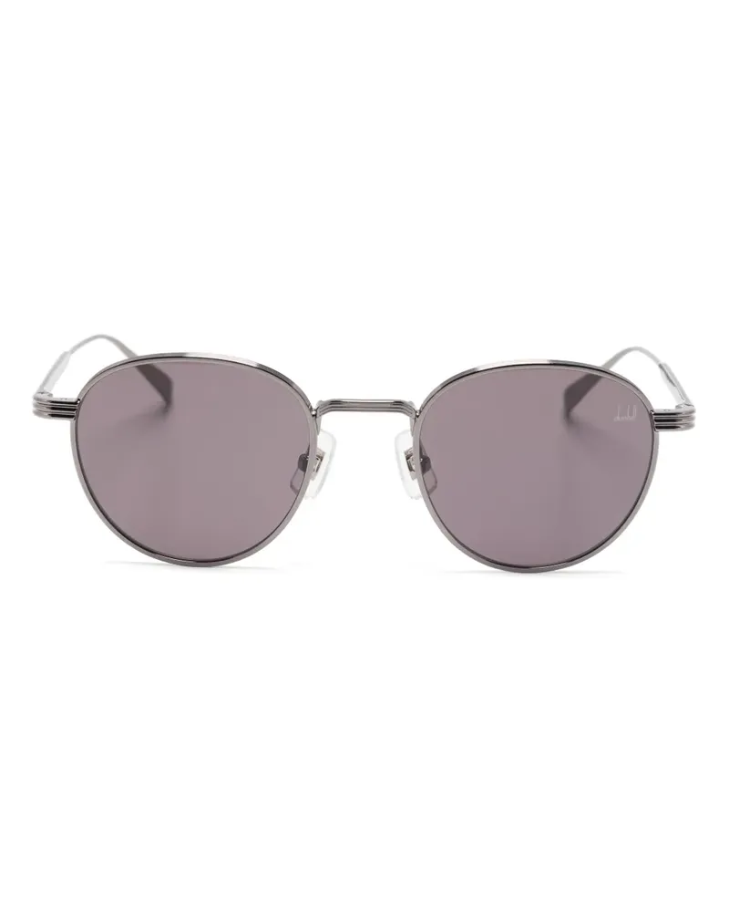 Dunhill Sonnenbrille mit rundem Gestell - Silber Silber