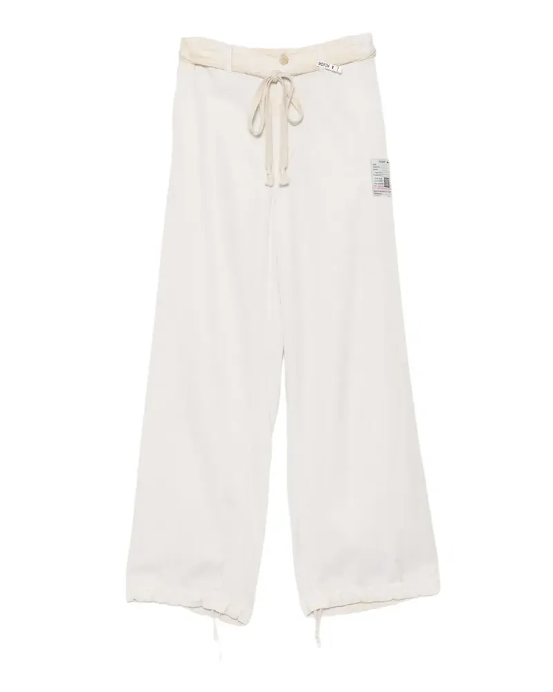 MIHARAYASUHIRO satin trousers - Nude Nude