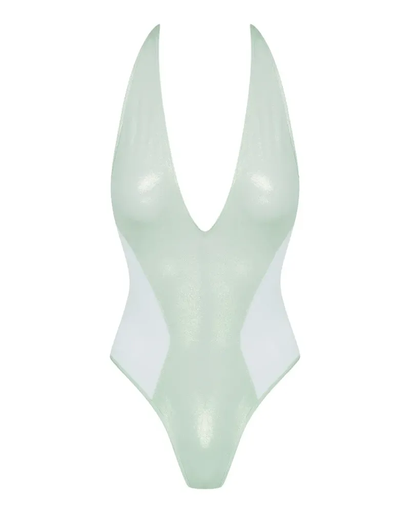 Maison Close Minuit swimsuit - Grün Grün