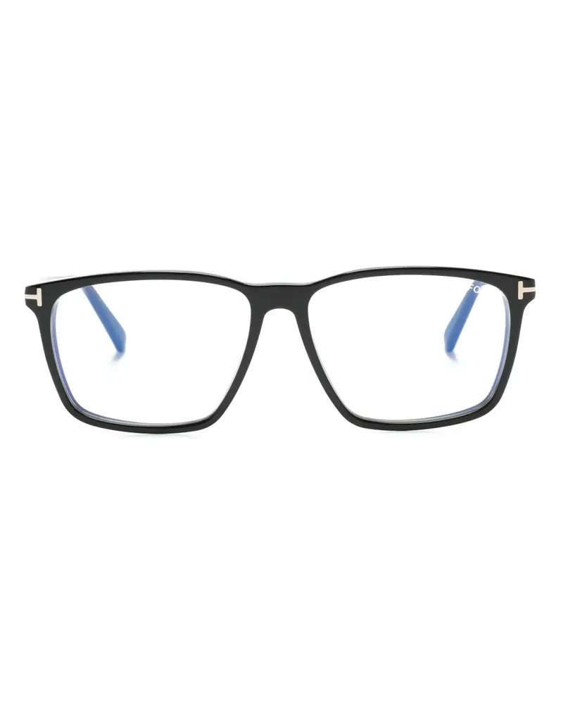 Tom Ford Brille mit eckigem Gestell - Schwarz Schwarz