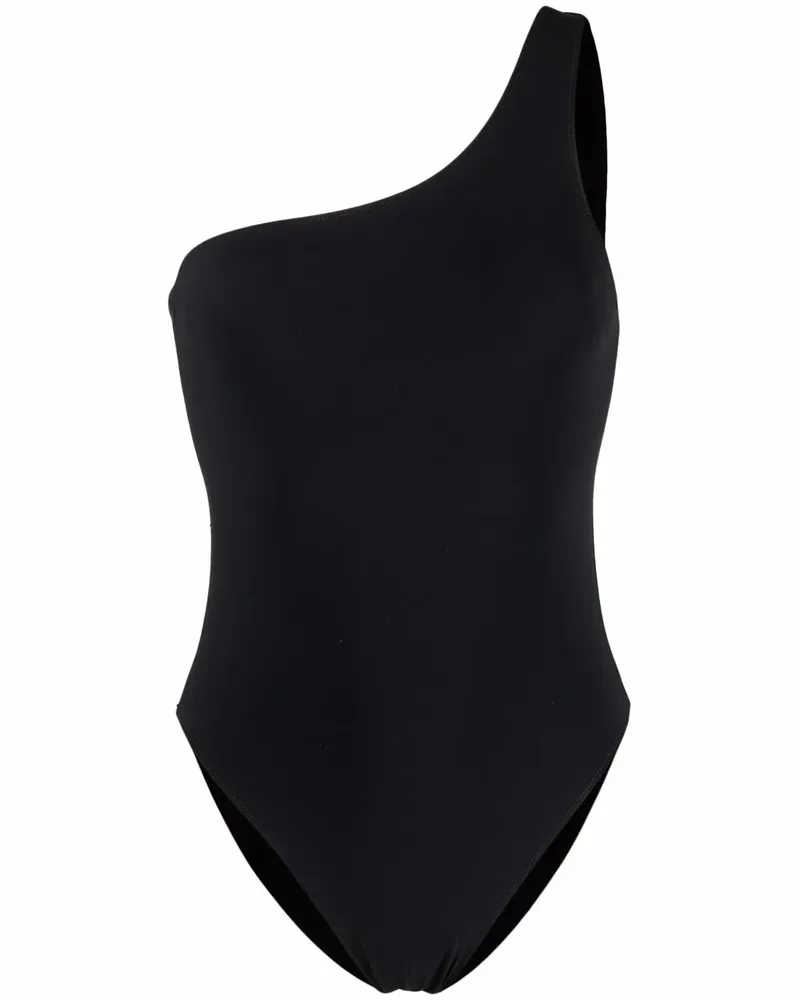 LIDO One-Shoulder-Badeanzug - Schwarz Schwarz