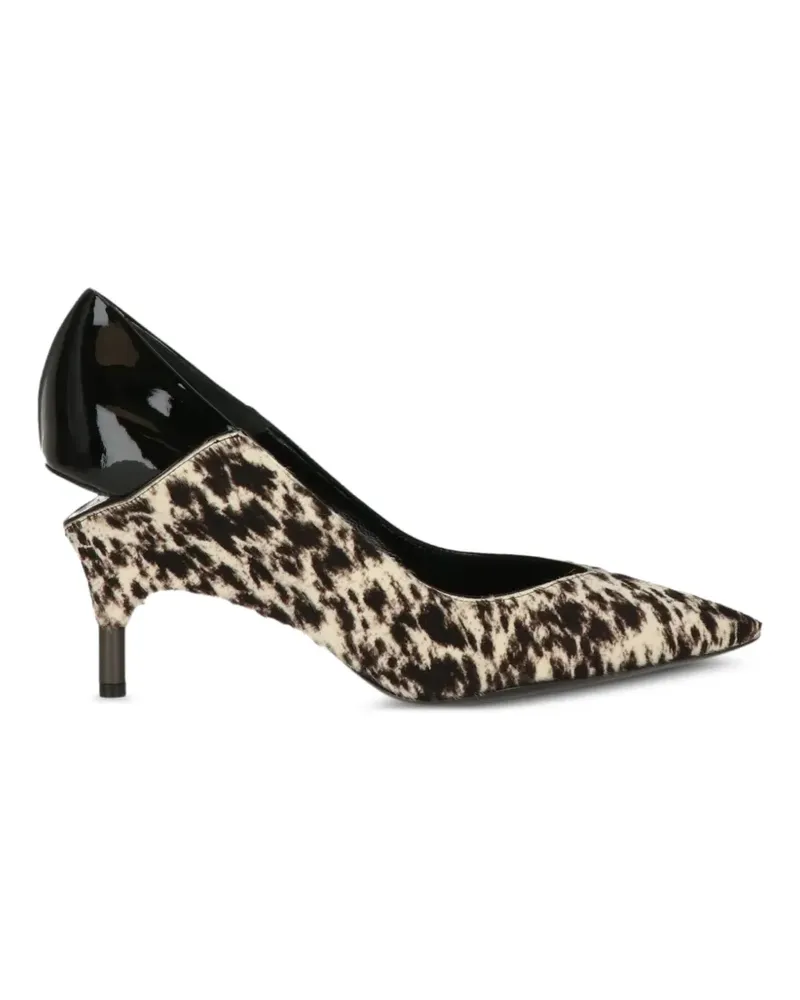 Tom Ford animal print leather pumps - Nude Nude