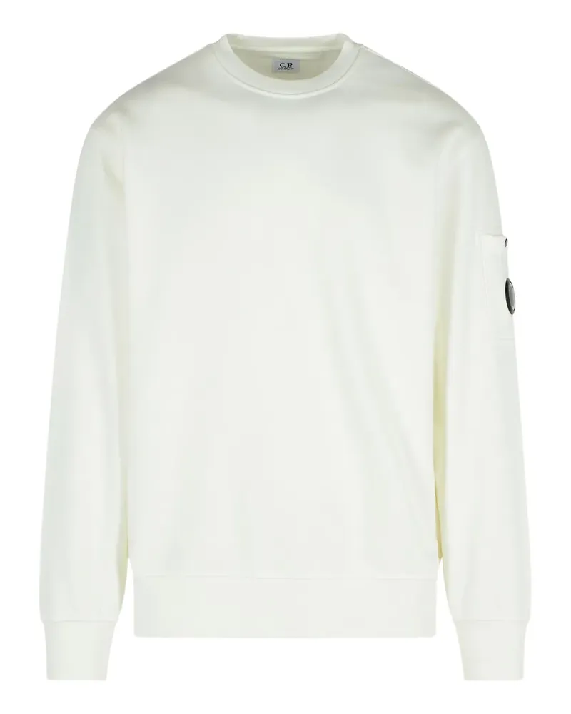 C.P. Company Sweatshirt mit aufgesetzter Tasche - Weiß Weiß