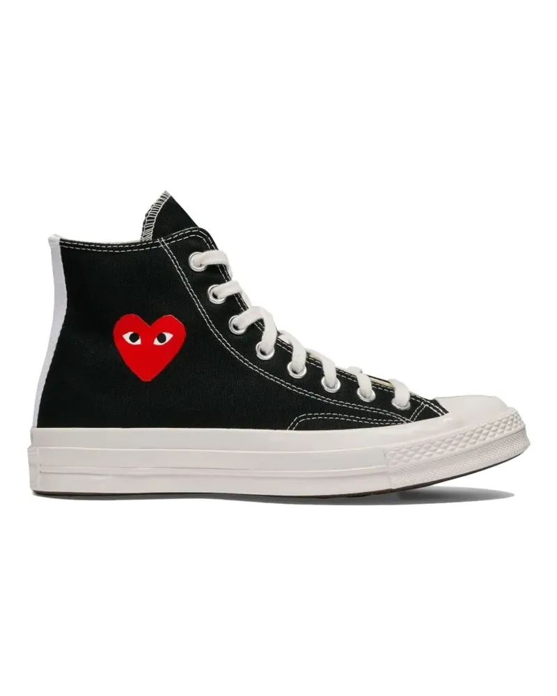 Comme des Garçons x Converse Chuck 70 heart-motif high-top sneakers - Schwarz Schwarz