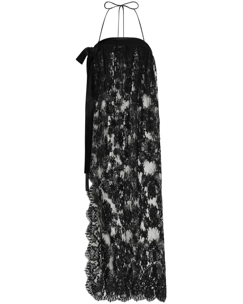 Dolce & Gabbana Kleid aus Chantilly-Spitze - Schwarz Schwarz
