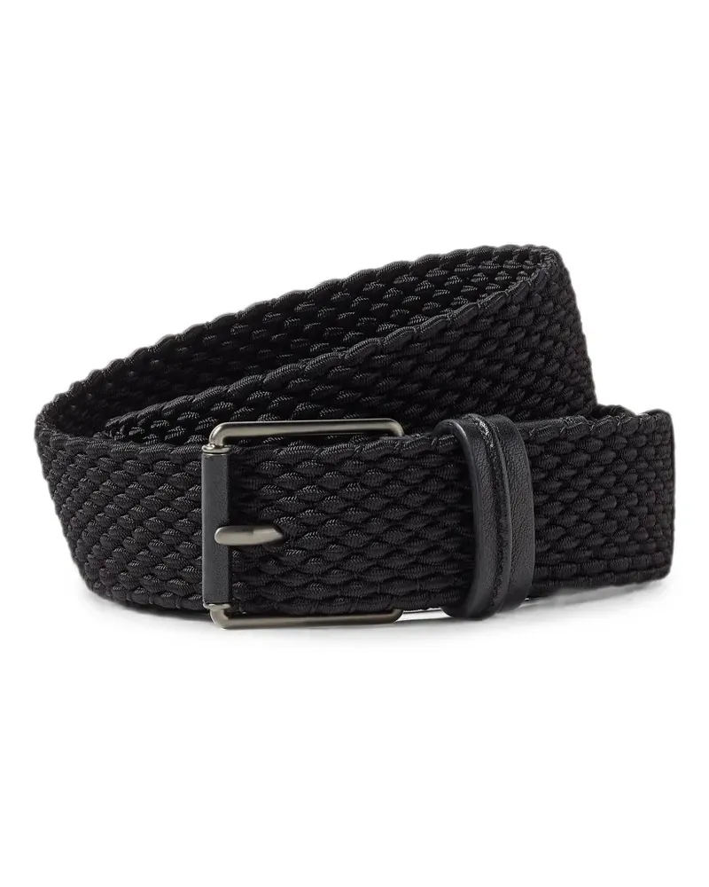 Ermenegildo Zegna Gürtel aus Rayon - Schwarz Schwarz