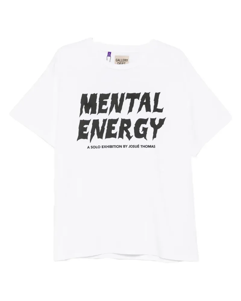GALLERY DEPT. Mental Energy T-Shirt - Weiß Weiß